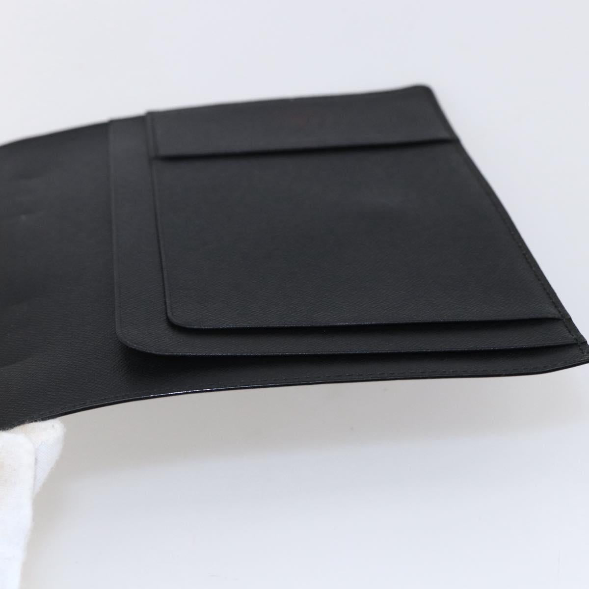 LOUIS VUITTON Epi Agenda GM Day Planner Cover Black R20212 LV Auth 154017