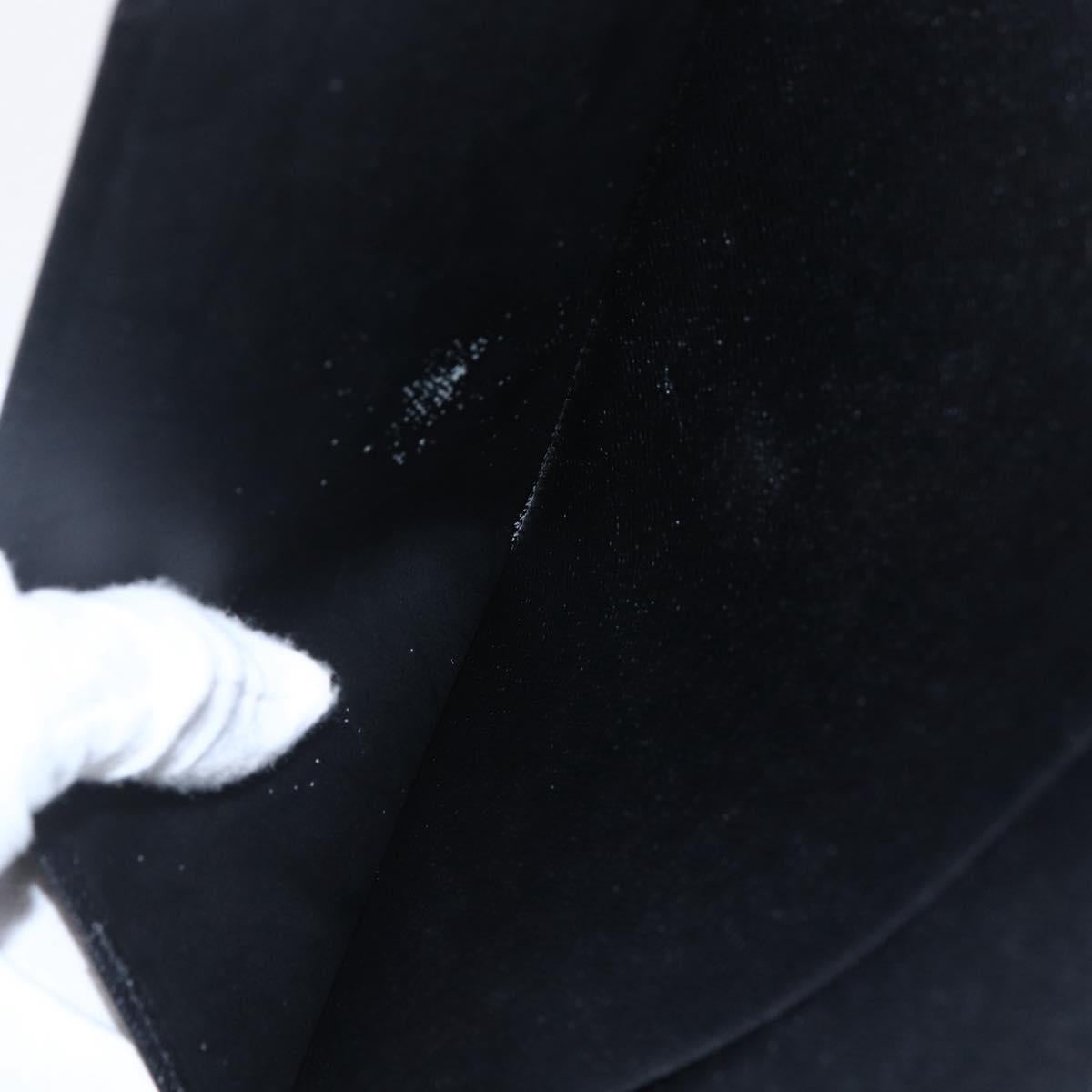 LOUIS VUITTON Epi Agenda GM Day Planner Cover Black R20212 LV Auth 154017