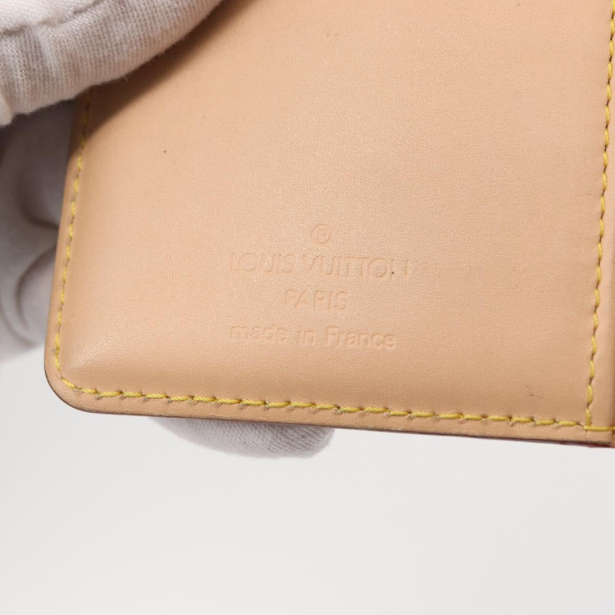 LOUIS VUITTON Multicolor Portefeuille Viennois Wallet Black M92988 Auth 154020