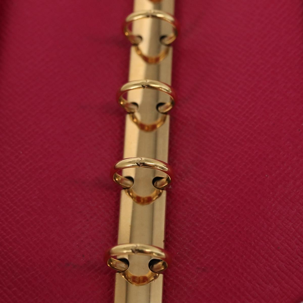 LOUIS VUITTON Multicolor Agenda PM Day Planner Cover Black R21076 LV Auth 154022