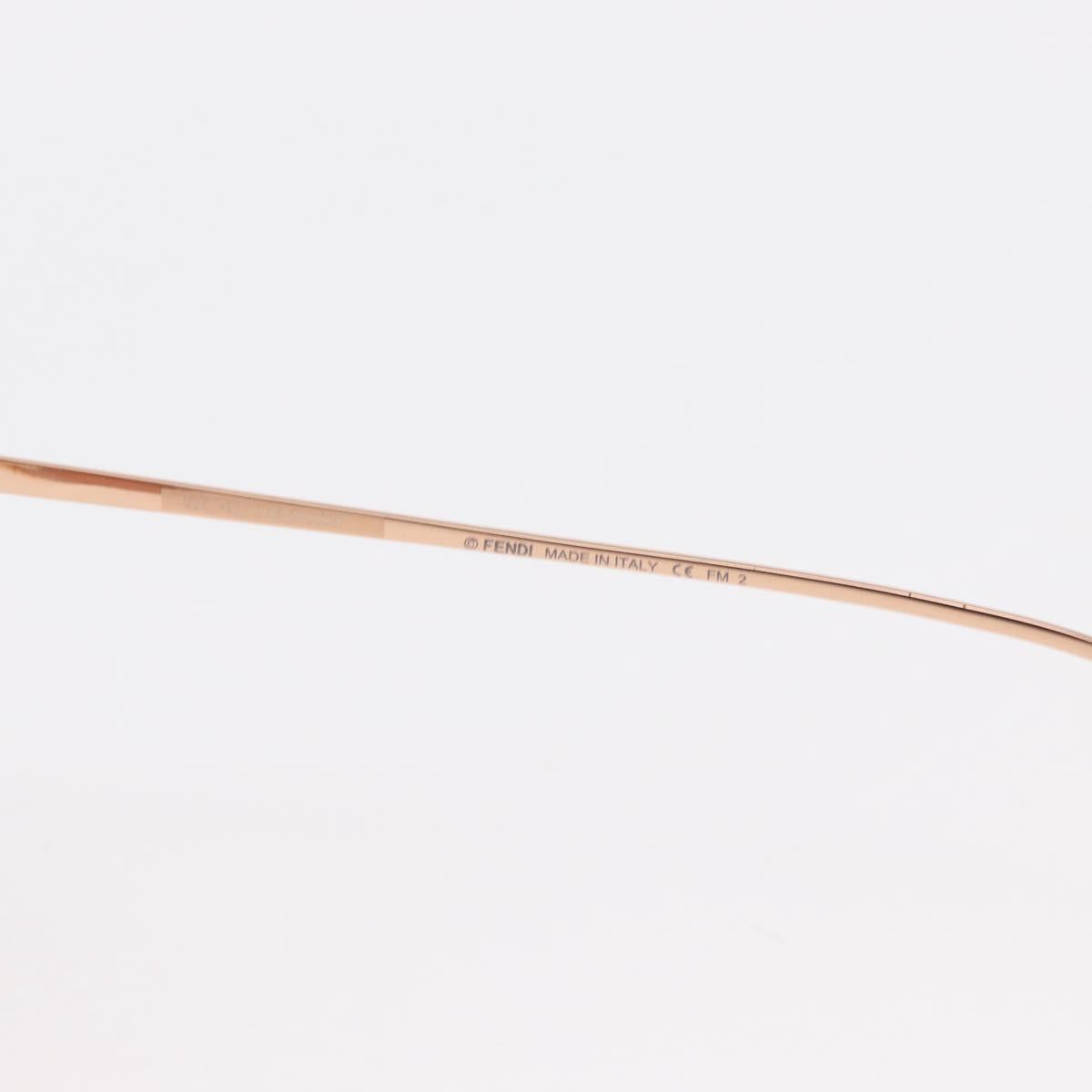 FENDI Sunglasses metal Gold Tone FF0401/S Auth 154026