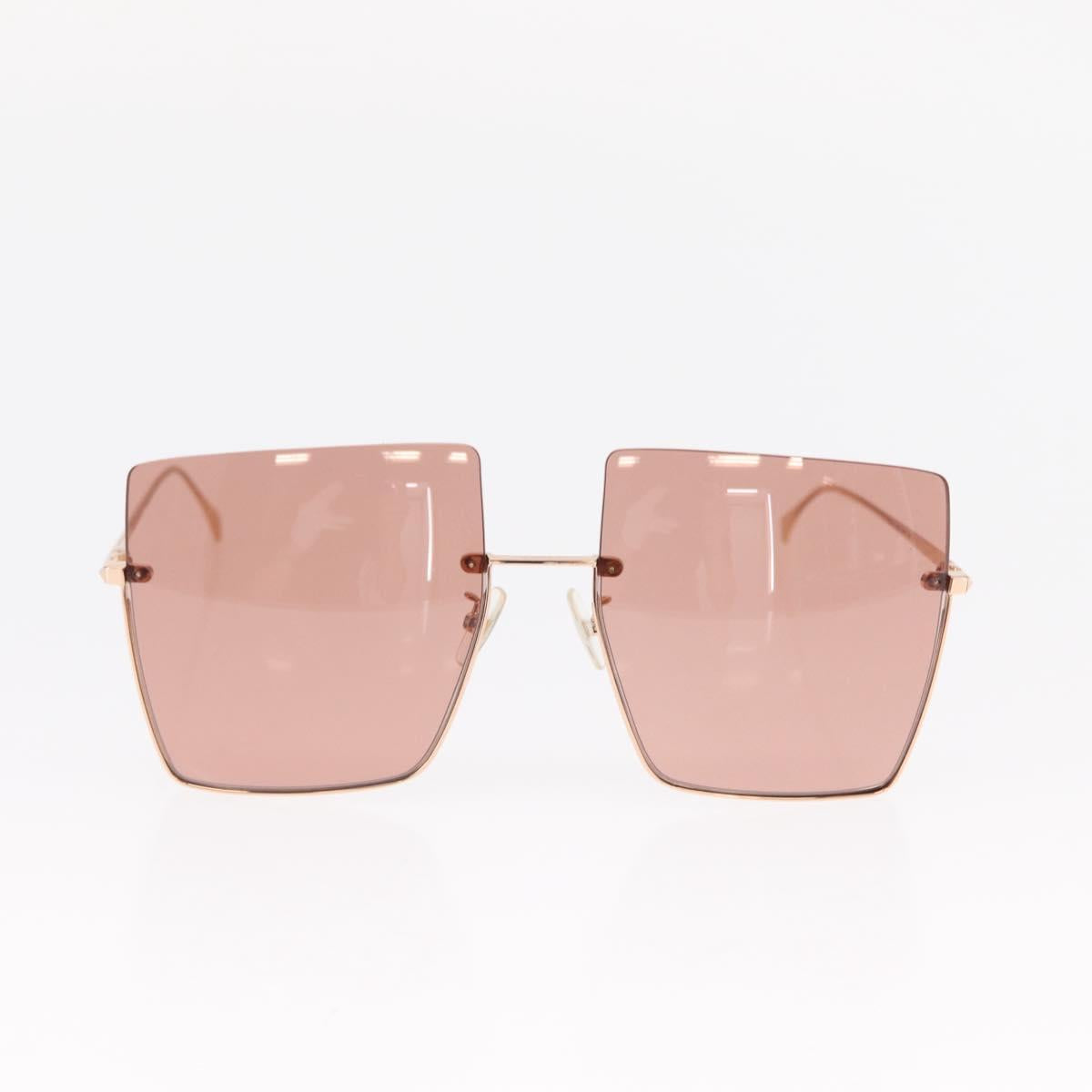 FENDI Sunglasses metal Gold Tone FF0401/S Auth 154026