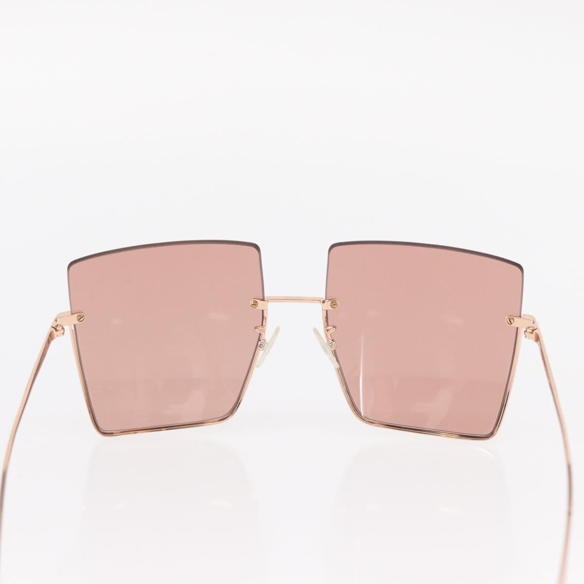 FENDI Sunglasses metal Gold Tone FF0401/S Auth 154026