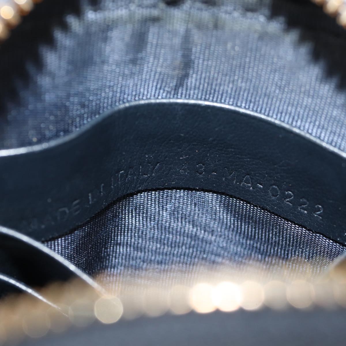 Christian Dior Trotter Canvas Phone Holder Chain Montaigne Bag Navy Auth 154027A