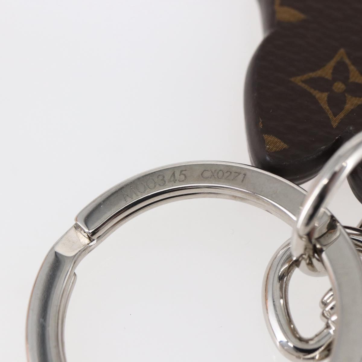 LOUIS VUITTON Monogram Porte Cles Squirrel Key Holder M00345 LV Auth 154032SAM