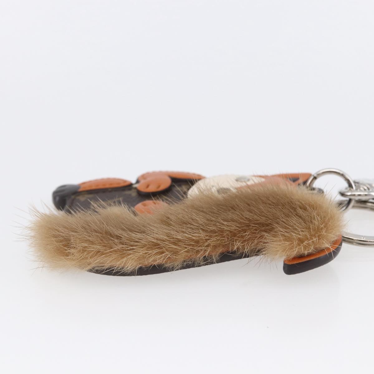 LOUIS VUITTON Monogram Porte Cles Squirrel Key Holder M00345 LV Auth 154032SAM