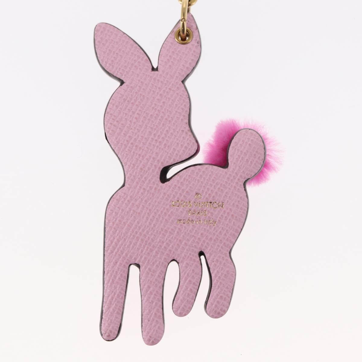 LOUIS VUITTON Monogram Reverse Porte Cles Baby Do Charm M00352 LV Auth 154035SAM