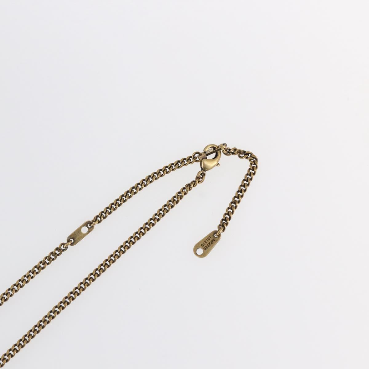 LOUIS VUITTON LV Animals Necklace metal Gold Tone MP2928 LV Auth 154037SAM