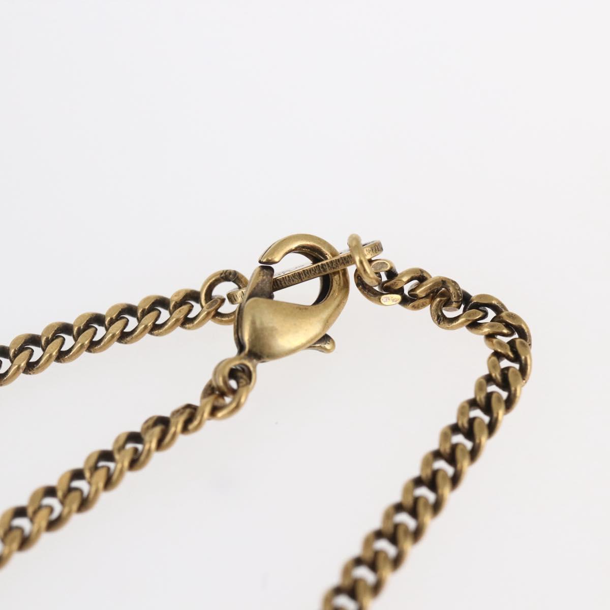 LOUIS VUITTON LV Animals Necklace metal Gold Tone MP2928 LV Auth 154037SAM