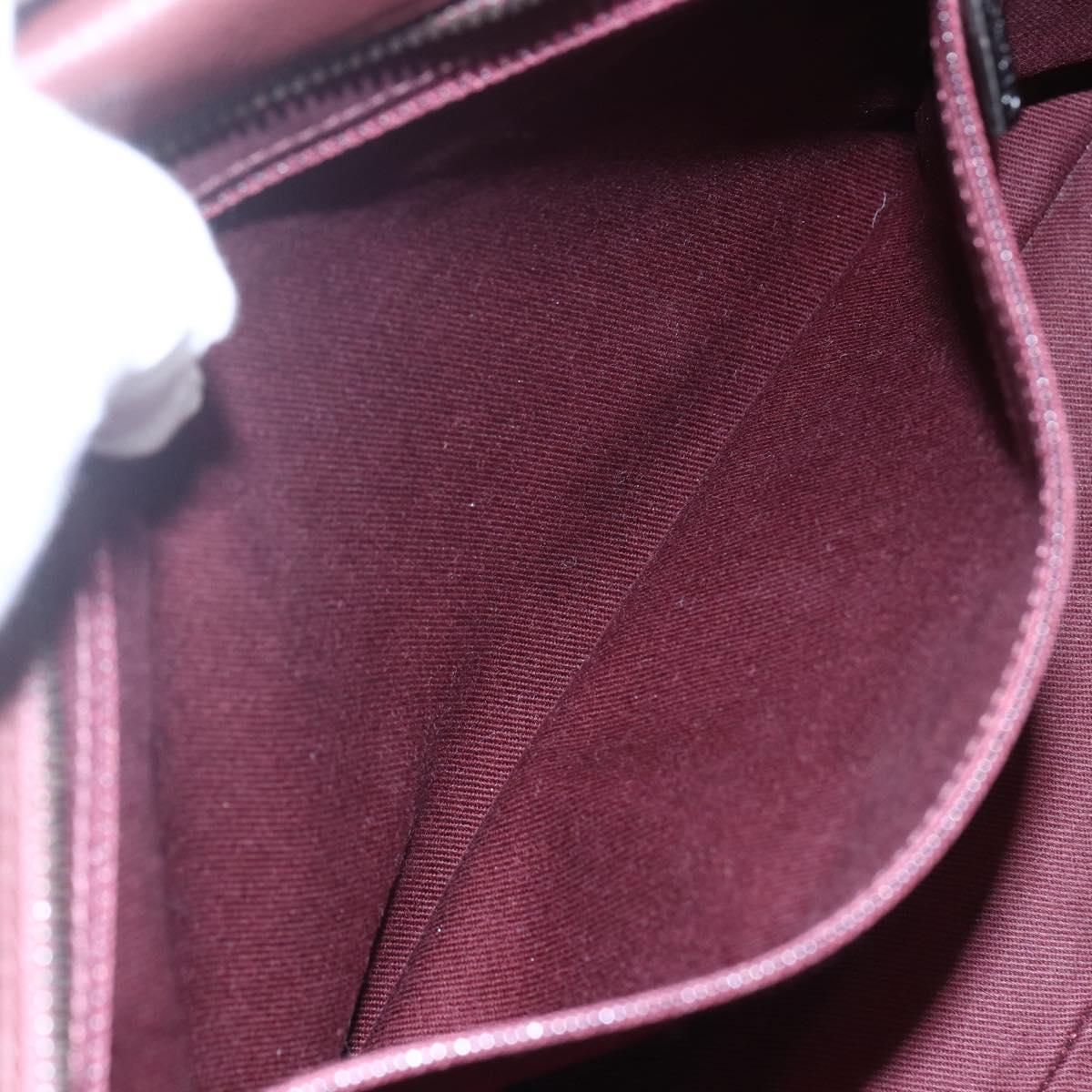 CHANEL Wild Stitch Chain Shoulder Bag Calf Skin Brown CC Auth 154049SAM