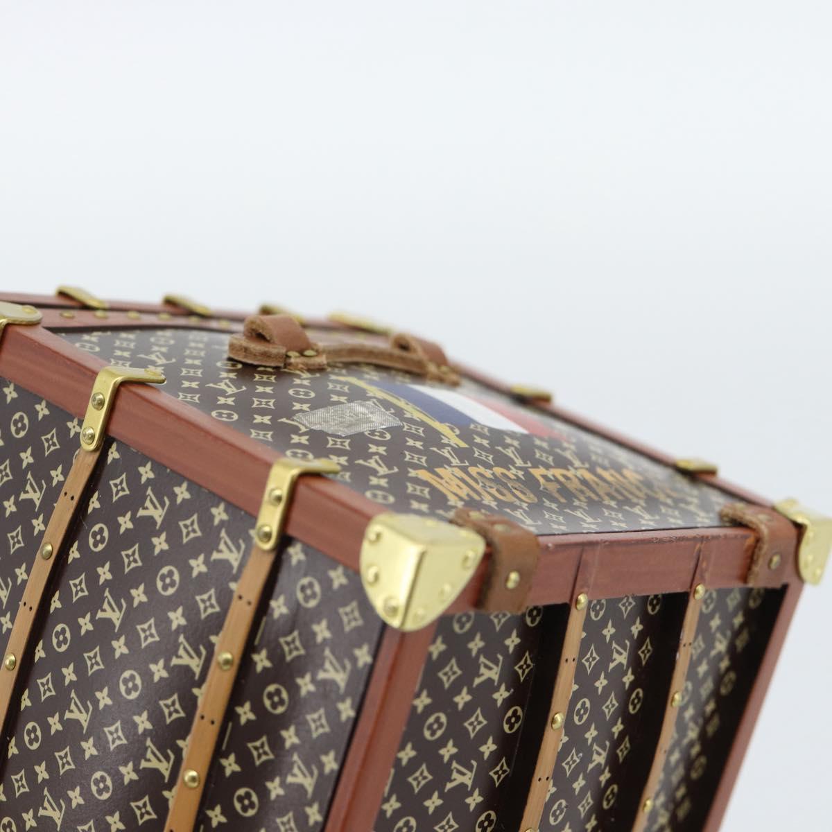 LOUIS VUITTON Miss France Paper Weight Brown M99408 LV Auth 154063