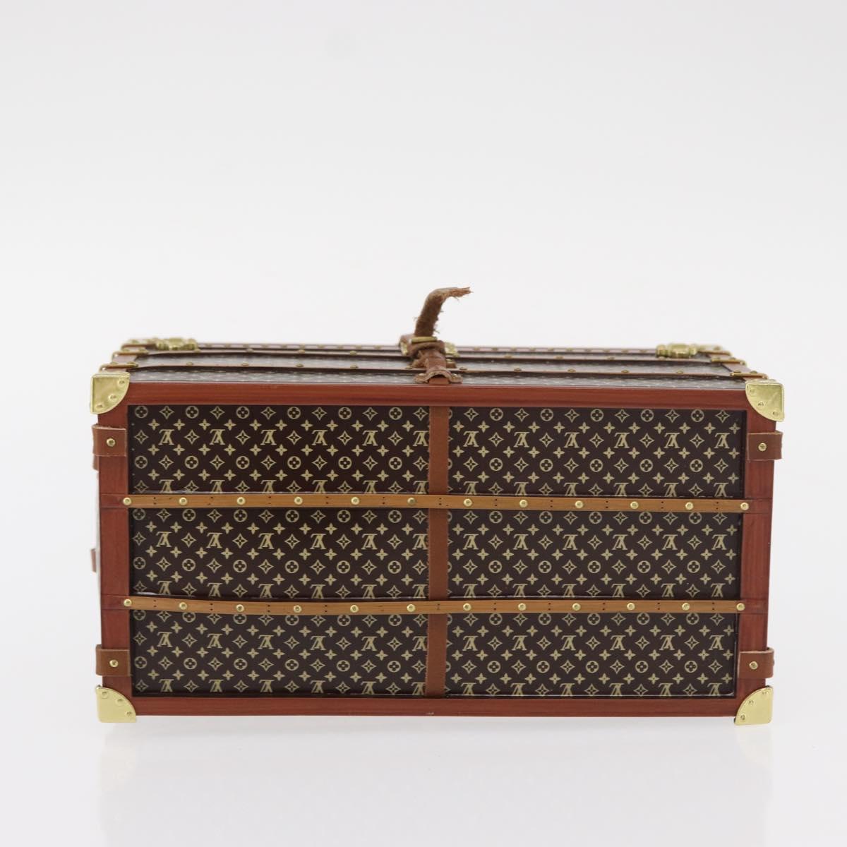 LOUIS VUITTON Miss France Paper Weight Brown M99408 LV Auth 154063