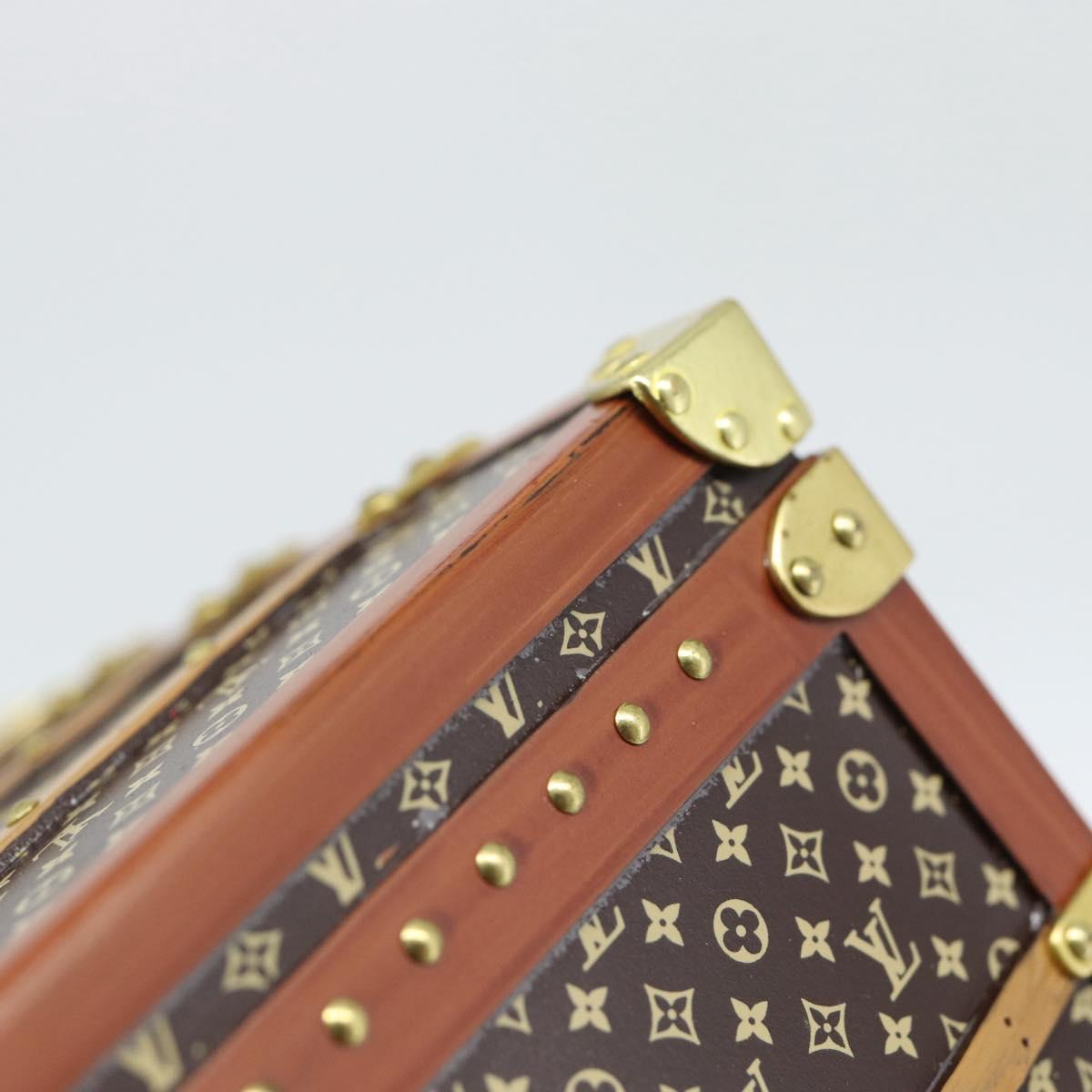 LOUIS VUITTON Miss France Paper Weight Brown M99408 LV Auth 154063