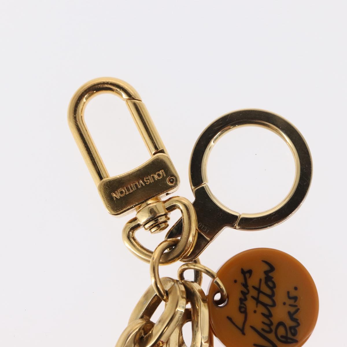 LOUIS VUITTON Porte Cles Jungle Key Holder plastic Pink M66266 LV Auth 154064V