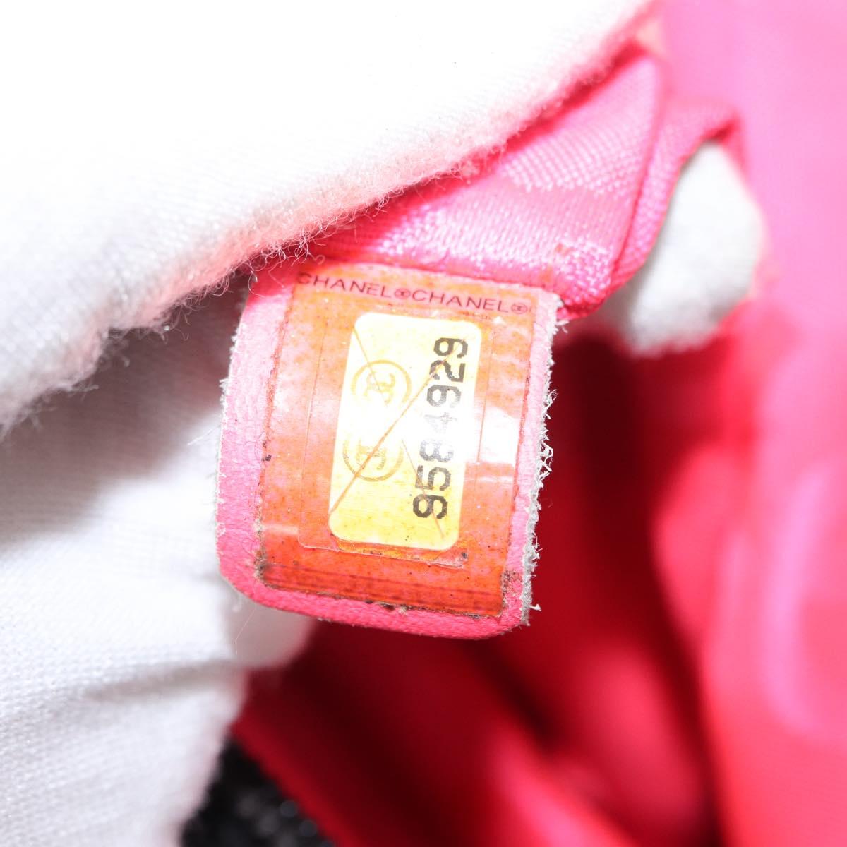 CHANEL Matelasse Cambon Line Shoulder Bag Calf Skin Black Silver CC Auth 154065