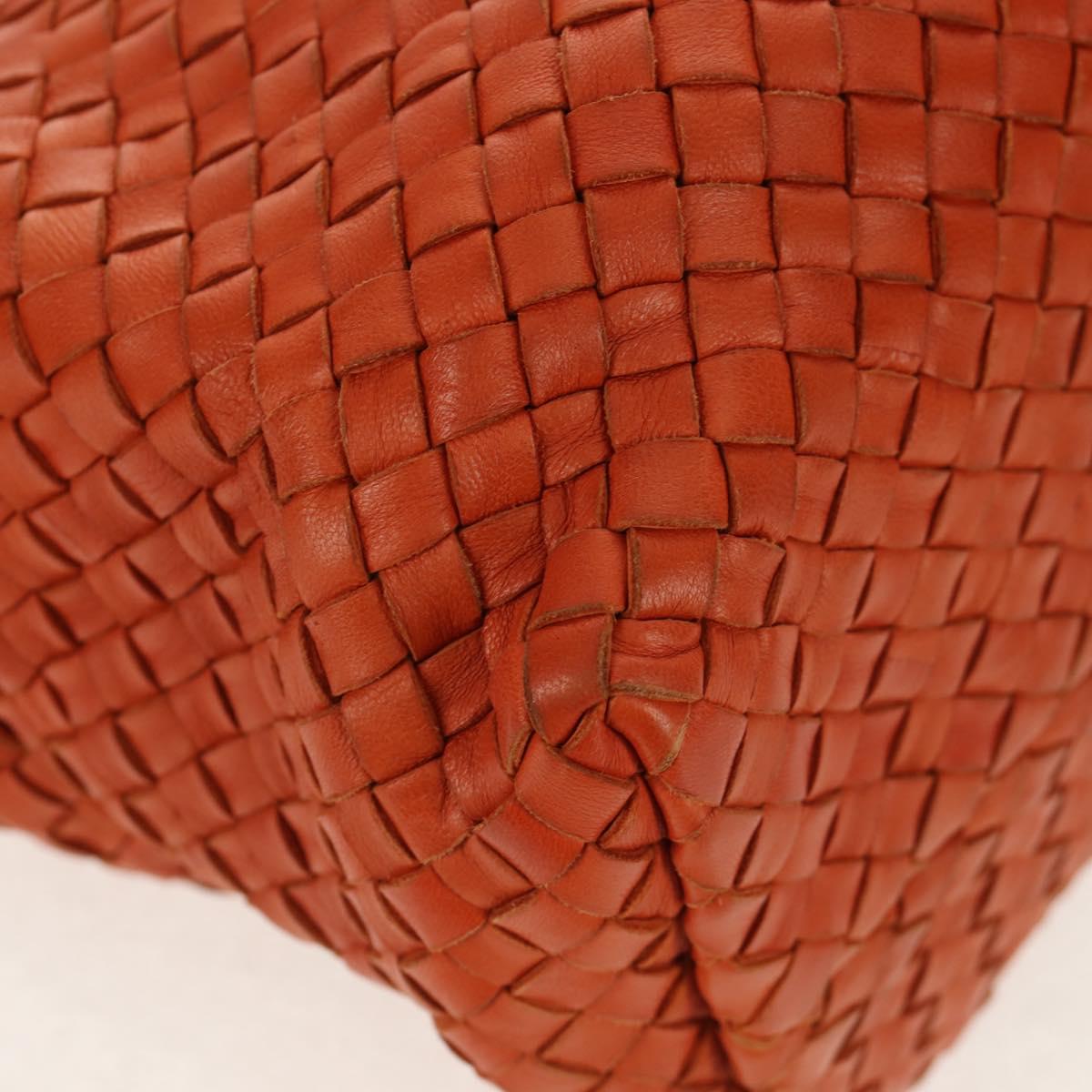 BOTTEGA VENETA INTRECCIATO Hand Bag Leather Brown 141498 Auth 154074V