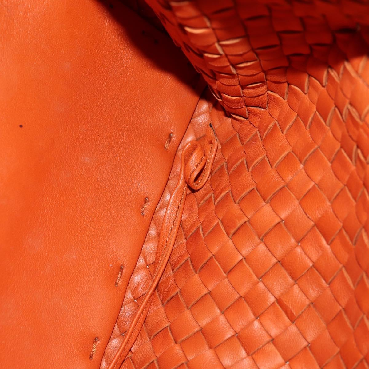 BOTTEGA VENETA INTRECCIATO Hand Bag Leather Brown 141498 Auth 154074V