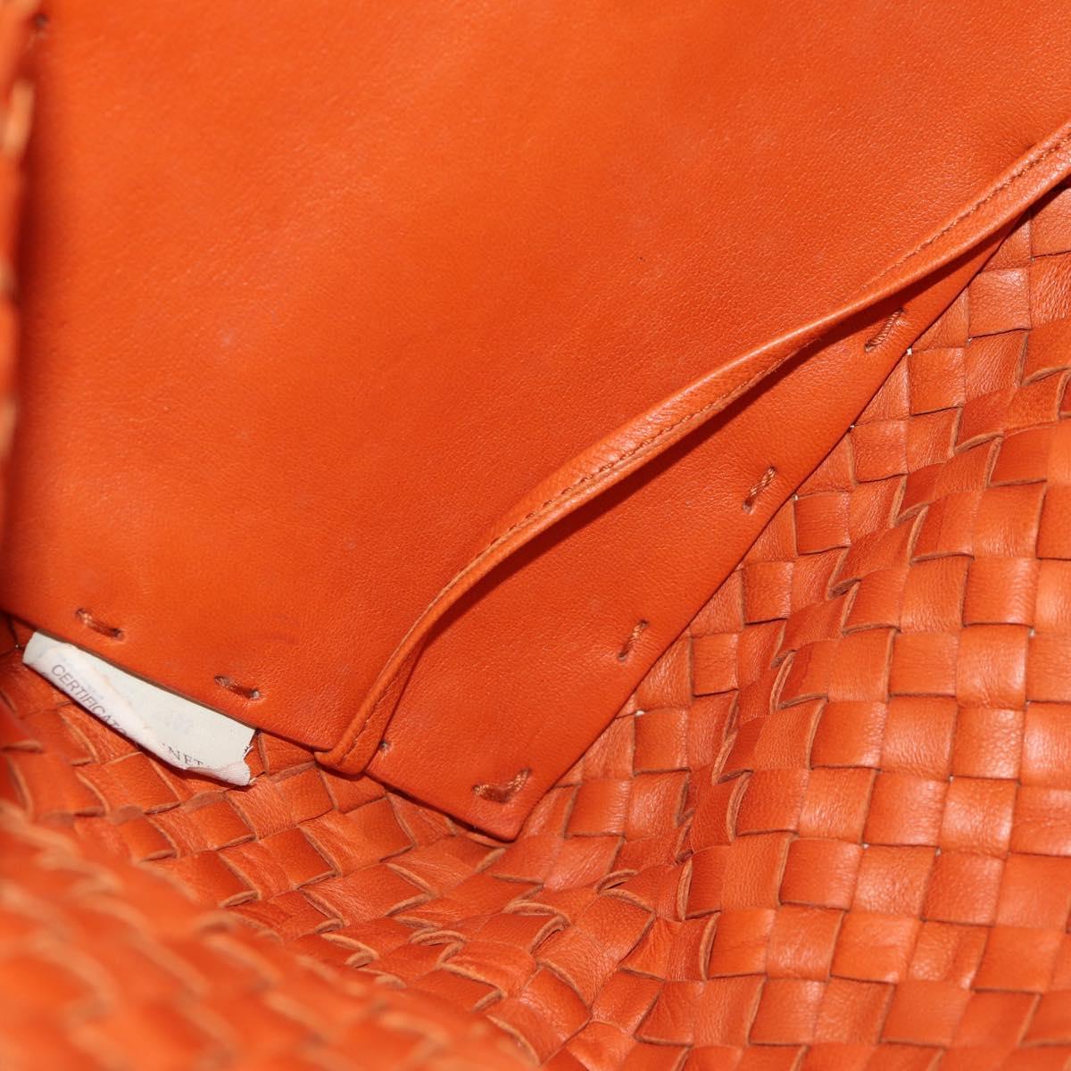 BOTTEGA VENETA INTRECCIATO Hand Bag Leather Brown 141498 Auth 154074V