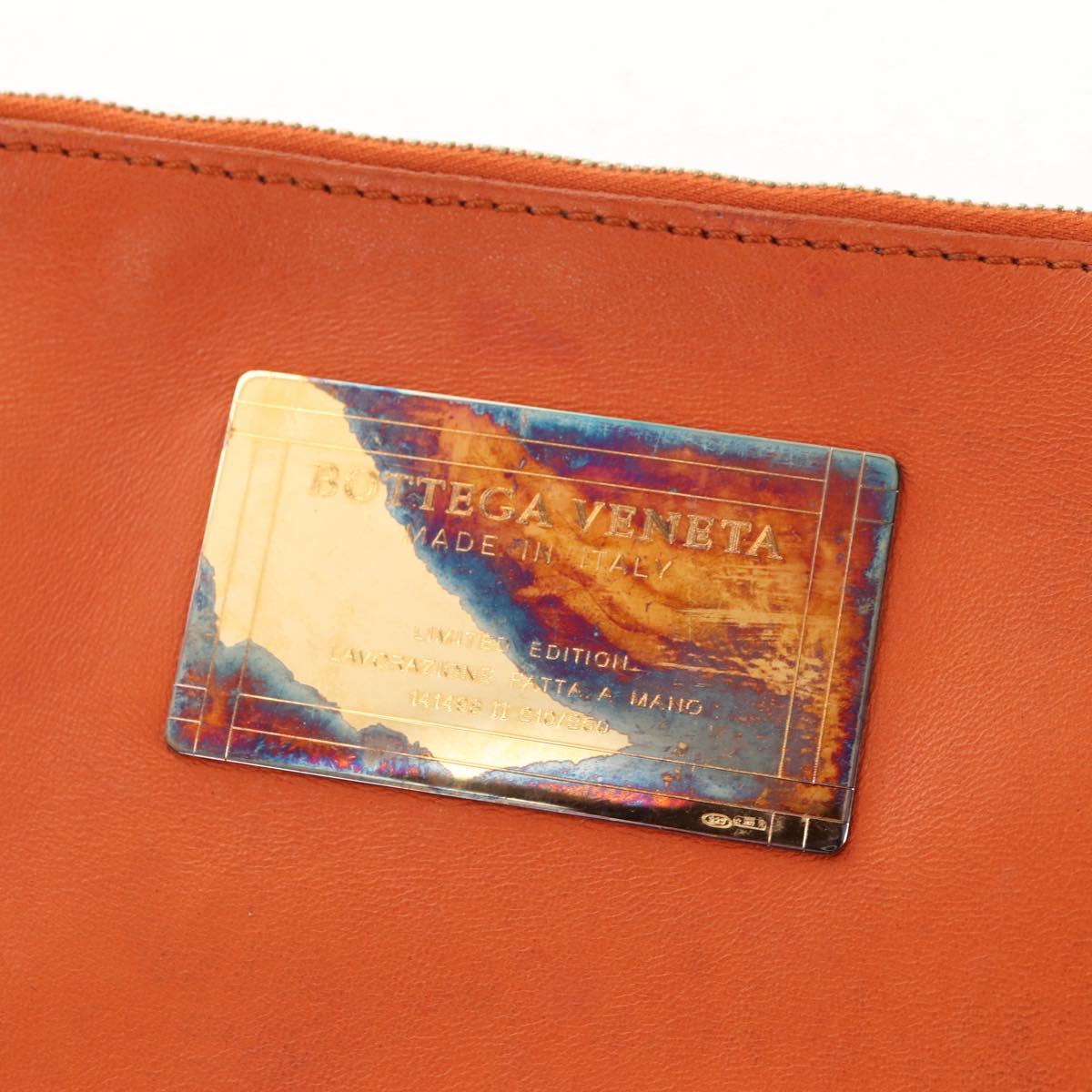 BOTTEGA VENETA INTRECCIATO Hand Bag Leather Brown 141498 Auth 154074V