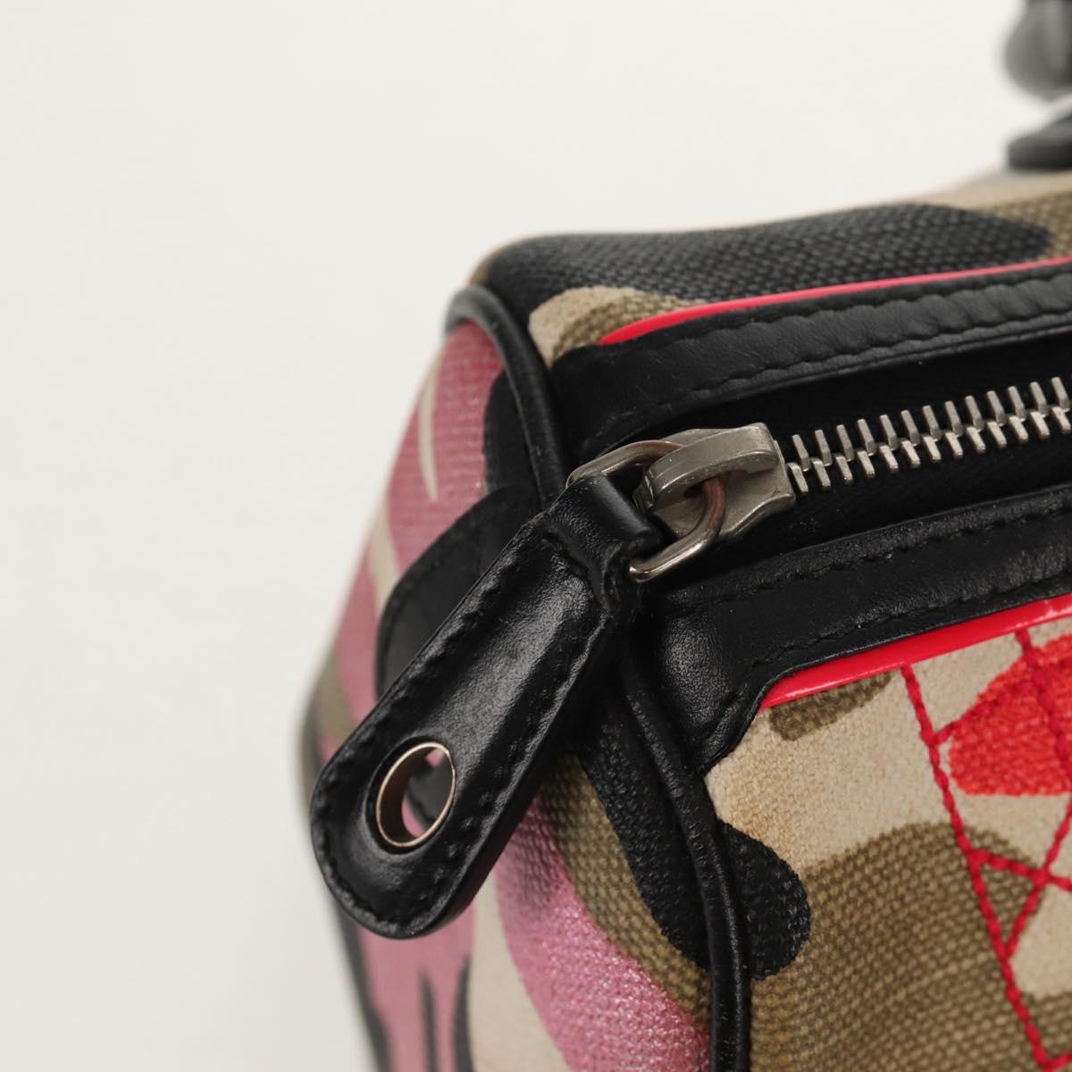 Christian Dior Anselmurail Boston Bag Canvas Multicolor Auth 154080V