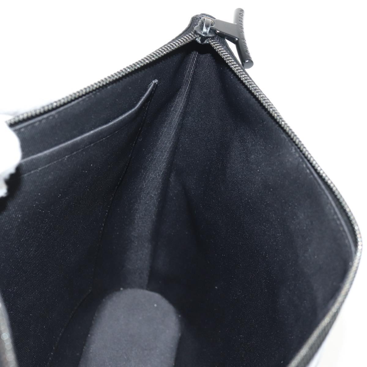 LOUIS VUITTON Eclipse Glaze Pochette Cosmos Clutch Bag M63373 LV Auth 154089V