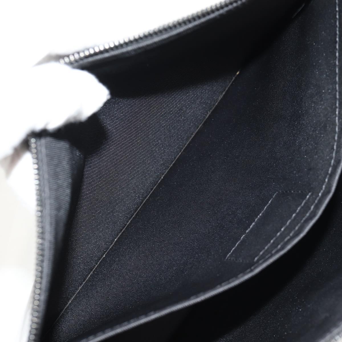 LOUIS VUITTON Eclipse Glaze Pochette Cosmos Clutch Bag M63373 LV Auth 154089V