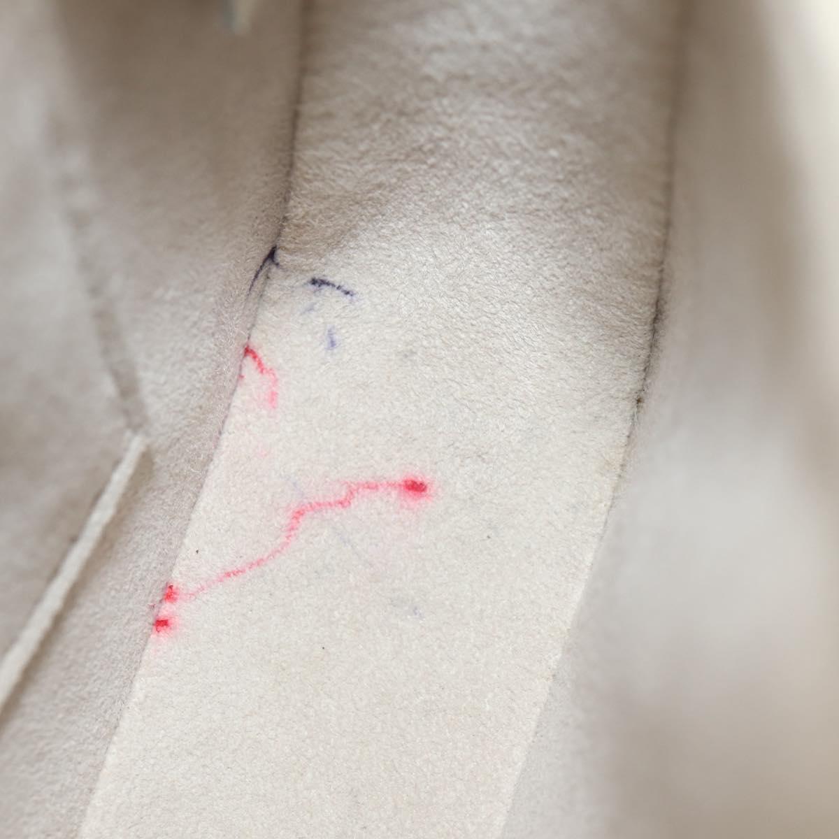 LOUIS VUITTON Epi Pochette Accessoires Pouch White M4077J LV Auth 154090V