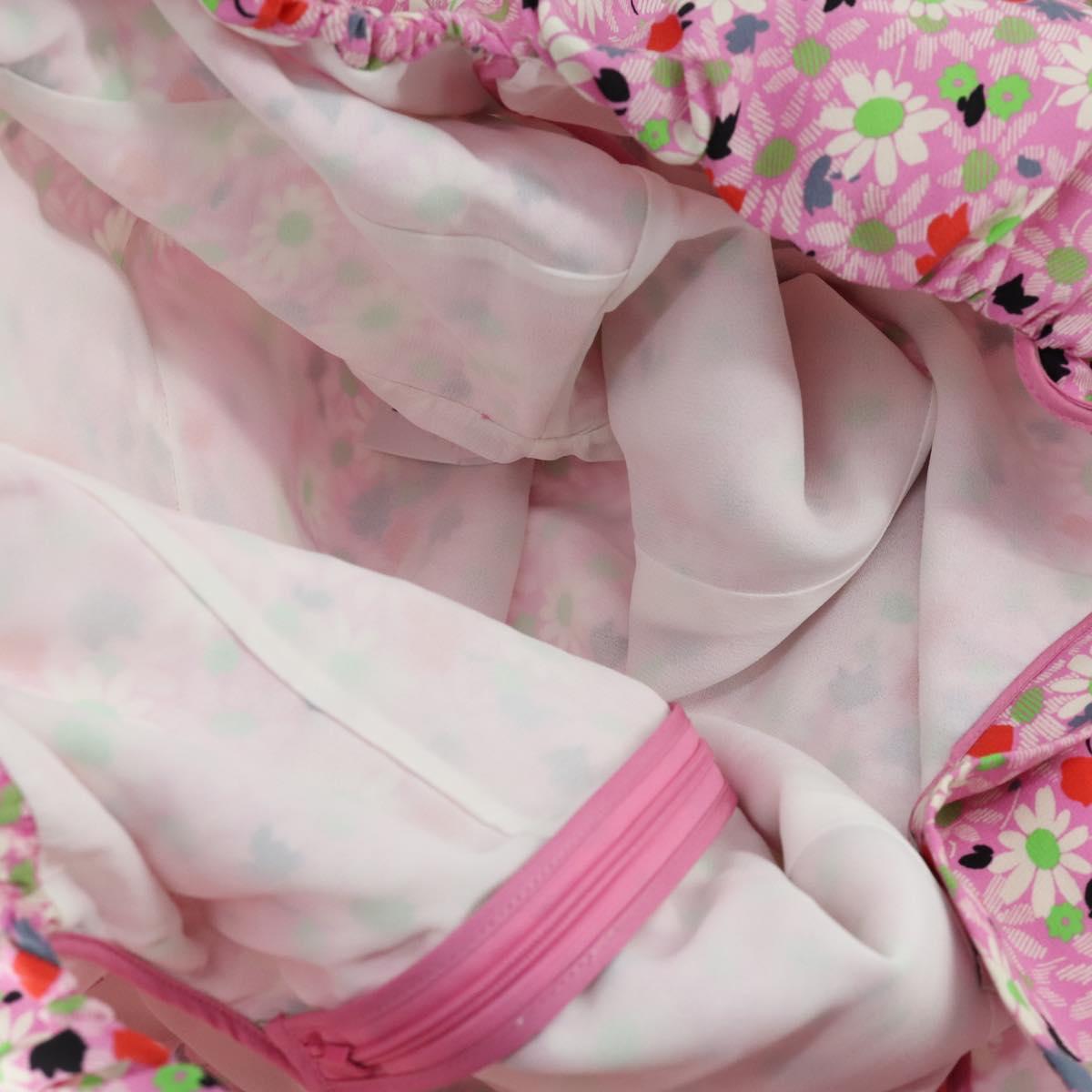 Miu Miu One Piece Silk Pink Auth 154093