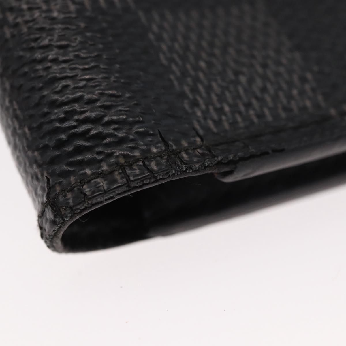 LOUIS VUITTON Damier Graphite Portefeuille Multripru Wallet N63258 Auth 154097