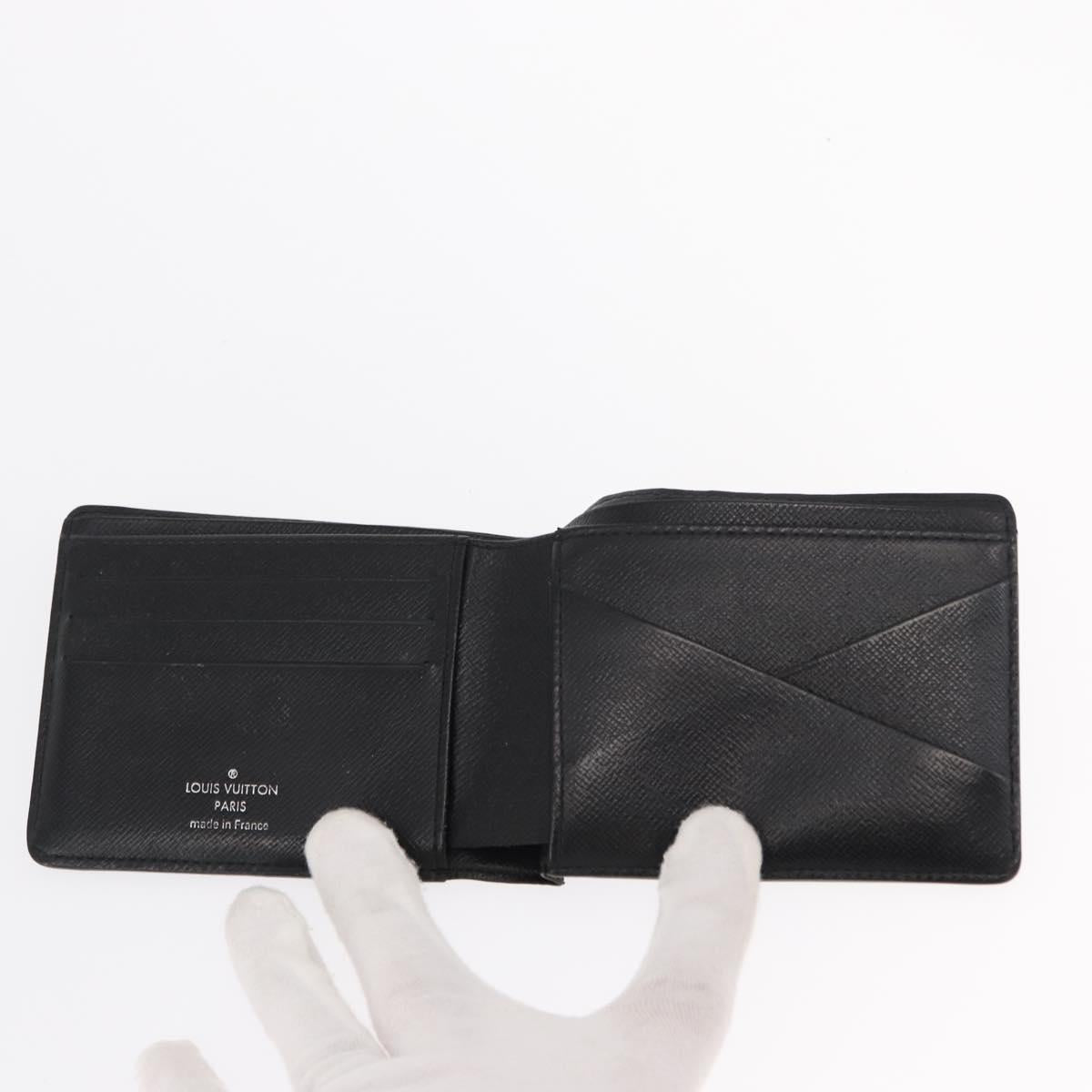 LOUIS VUITTON Damier Graphite Portefeuille Multripru Wallet N63258 Auth 154097