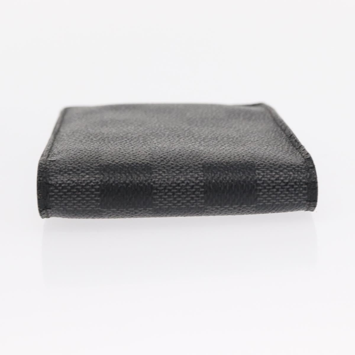 LOUIS VUITTON Damier Graphite Portefeuille Multripru Wallet N63258 Auth 154097
