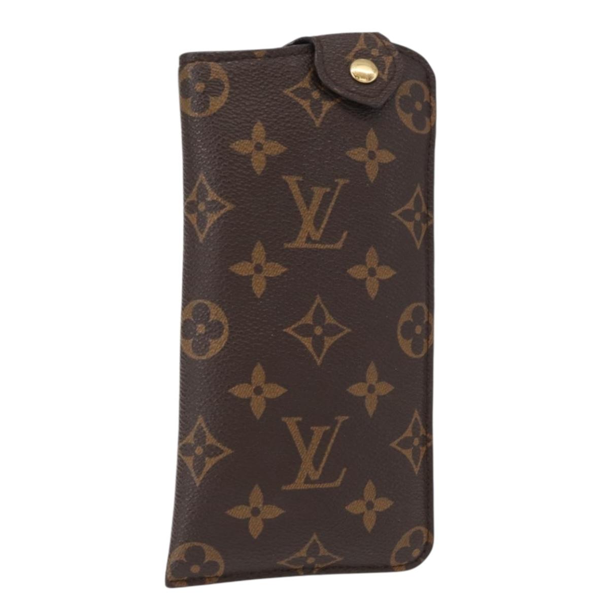 LOUIS VUITTON Monogram Etui Lunette MM Glasses Case M66544 LV Auth 154099