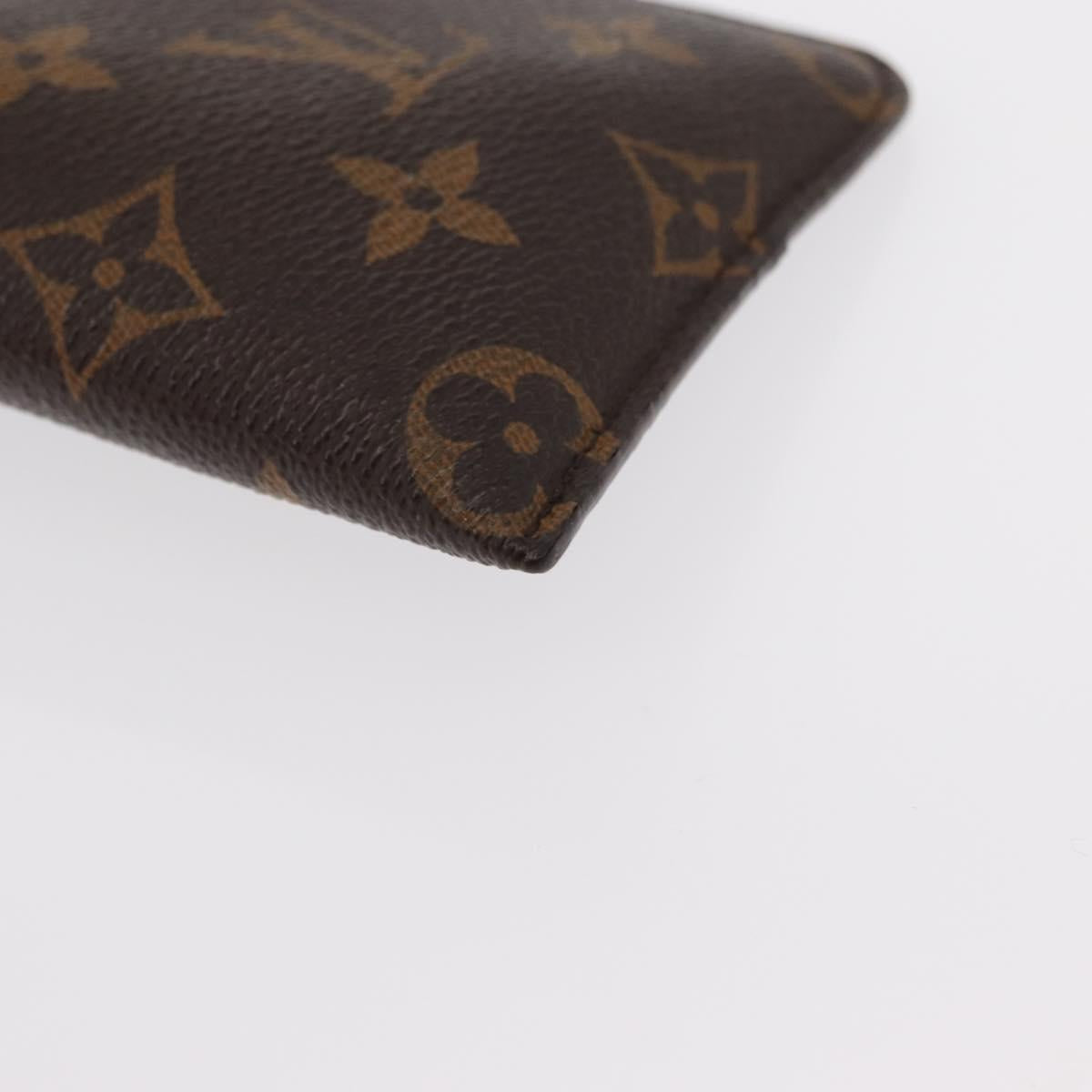 LOUIS VUITTON Monogram Etui Lunette MM Glasses Case M66544 LV Auth 154099