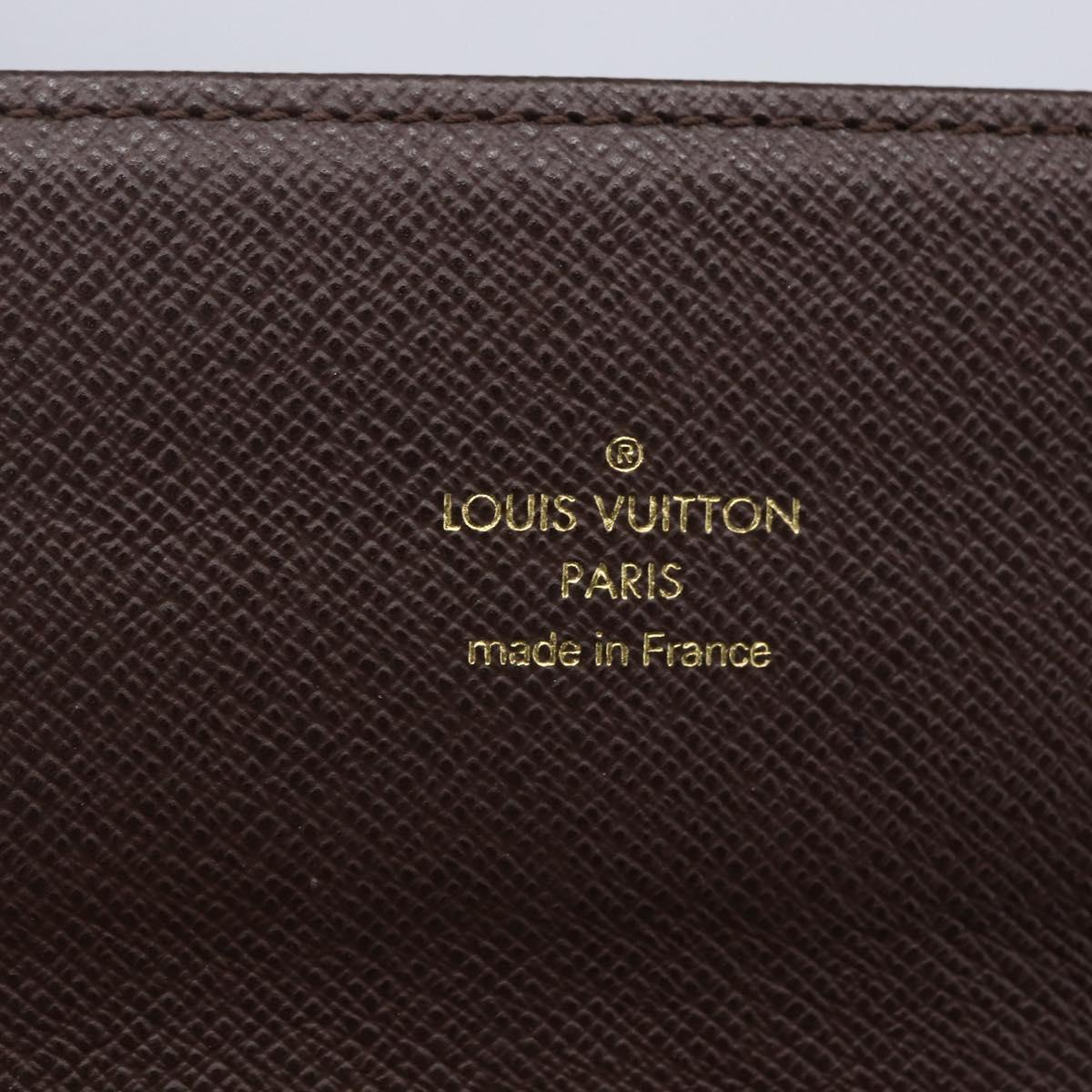 LOUIS VUITTON Monogram Mini Lin Portefeiulle Sarah Wallet M95234 LV Auth 154100