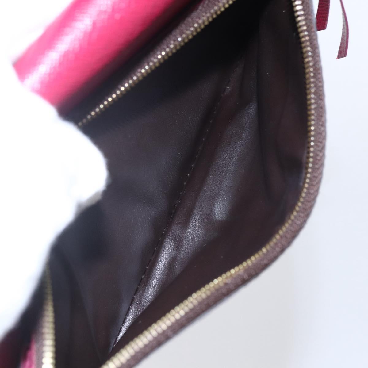 LOUIS VUITTON Monogram Portefeuille Emilie Wallet Pink M60697 LV Auth 154102