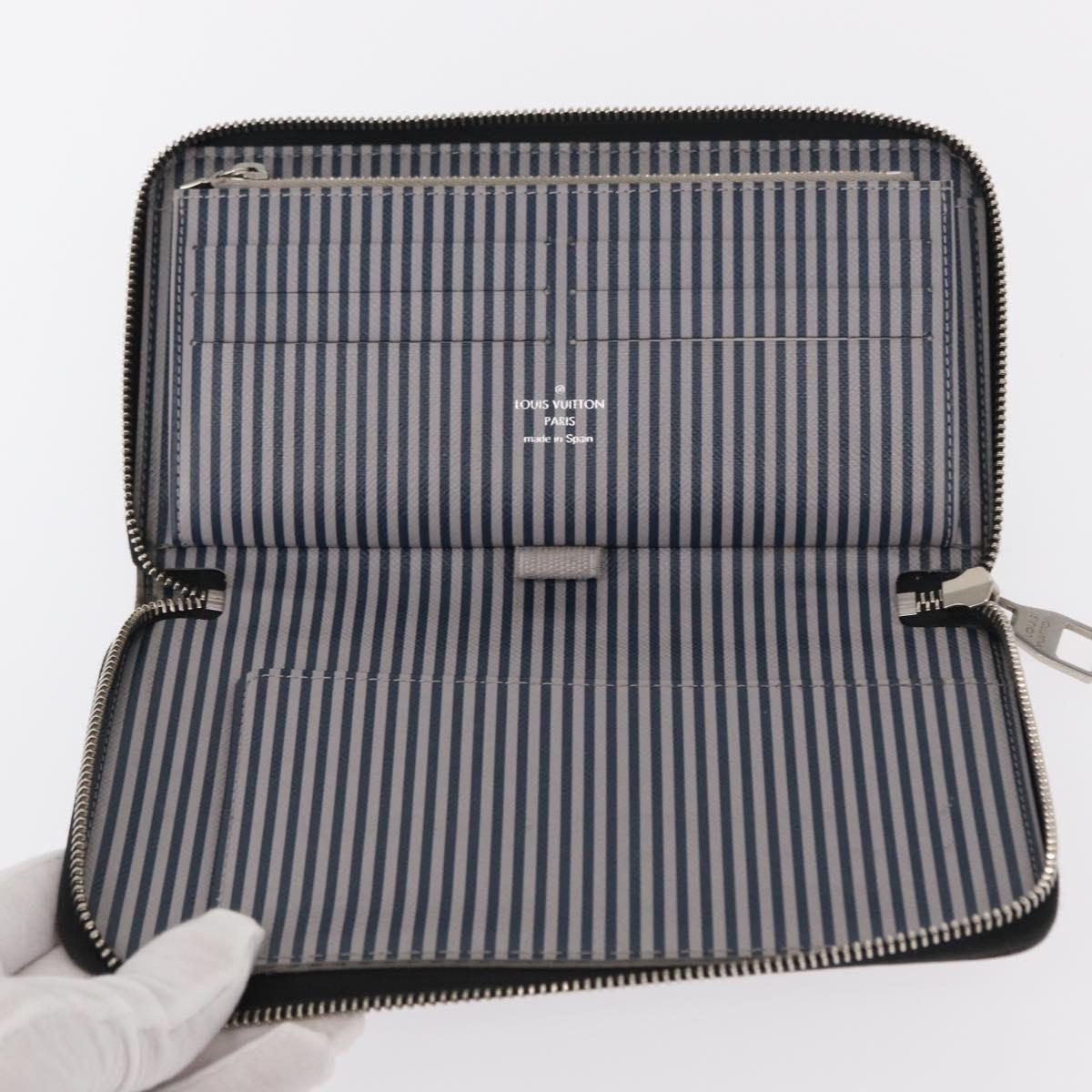 LOUIS VUITTON Damier Graphite Zippy Organizer Trunk & Lock N63182 Auth 154106