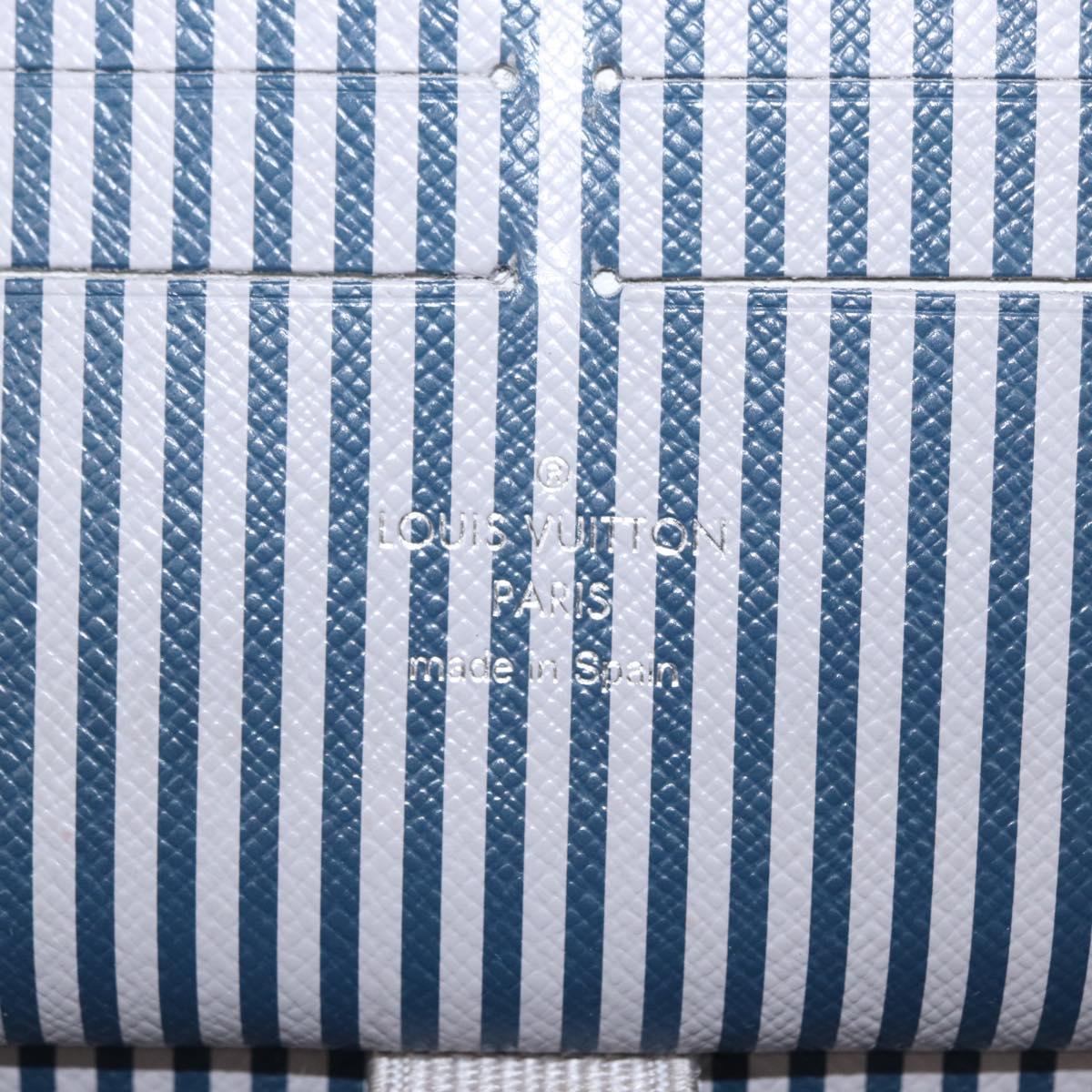 LOUIS VUITTON Damier Graphite Zippy Organizer Trunk & Lock N63182 Auth 154106