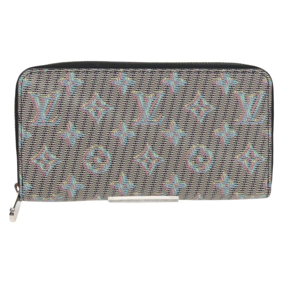 LOUIS VUITTON Monogram LV Pop Zippy Wallet Wallet Blue M68662 LV Auth 154107M