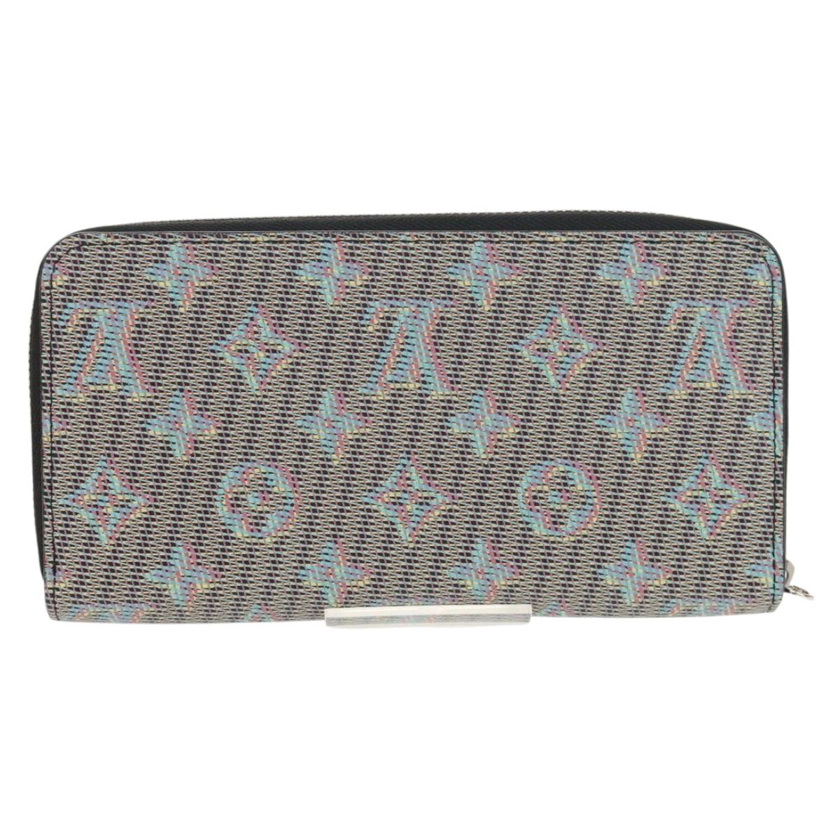LOUIS VUITTON Monogram LV Pop Zippy Wallet Wallet Blue M68662 LV Auth 154107M