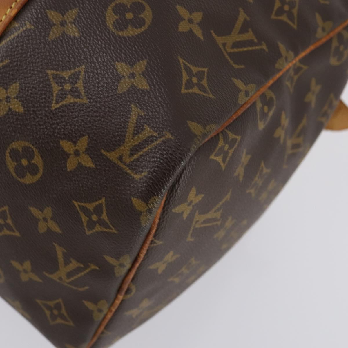 LOUIS VUITTON Monogram Sac Souple 35 Boston Bag M41626 LV Auth 154152