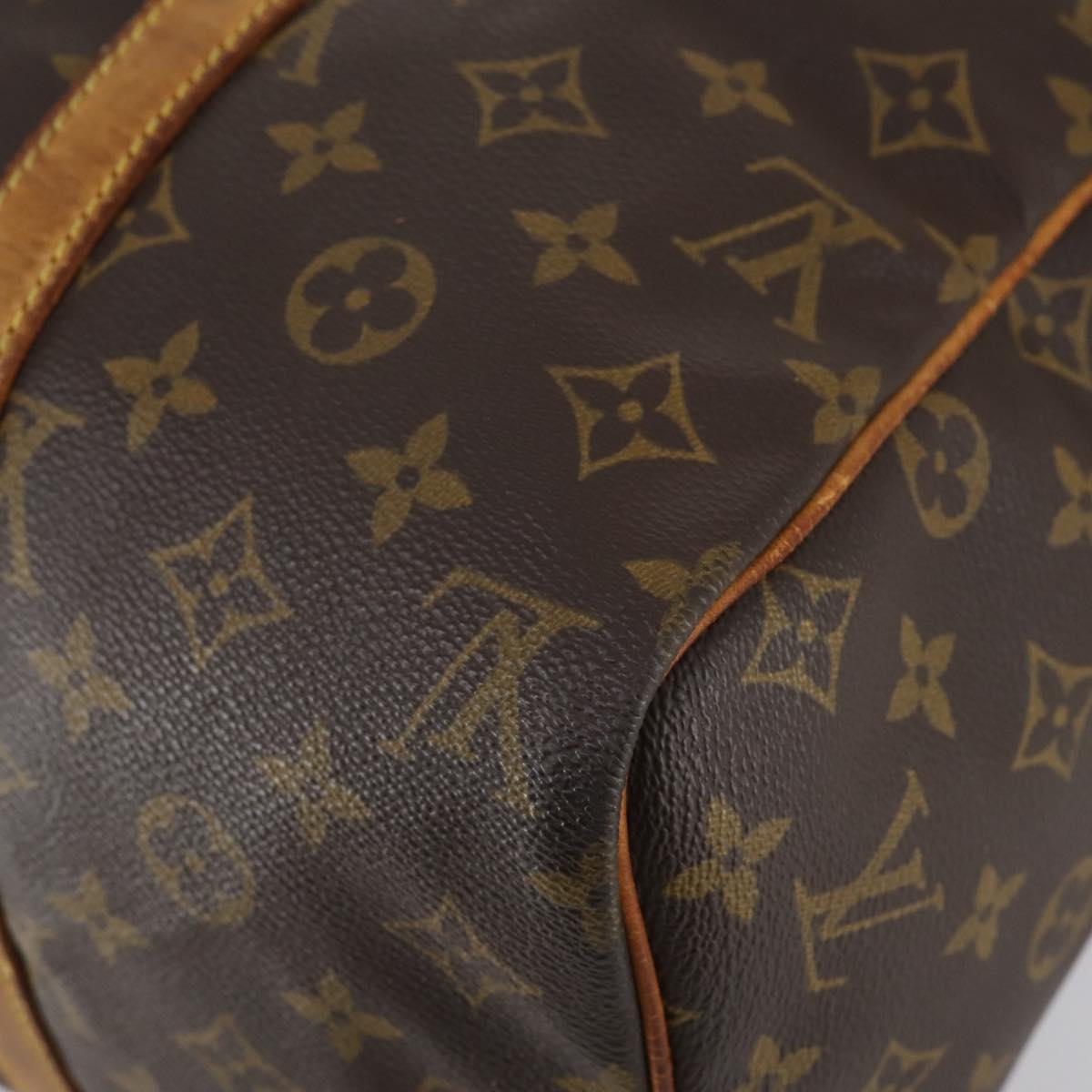 LOUIS VUITTON Monogram Sac Souple 35 Boston Bag M41626 LV Auth 154152