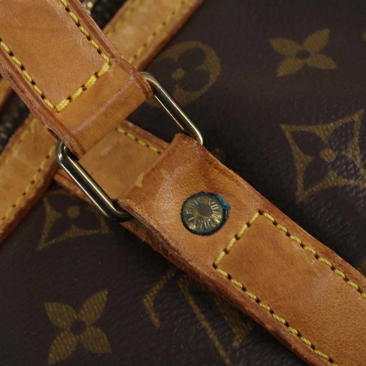 LOUIS VUITTON Monogram Sac Souple 35 Boston Bag M41626 LV Auth 154152