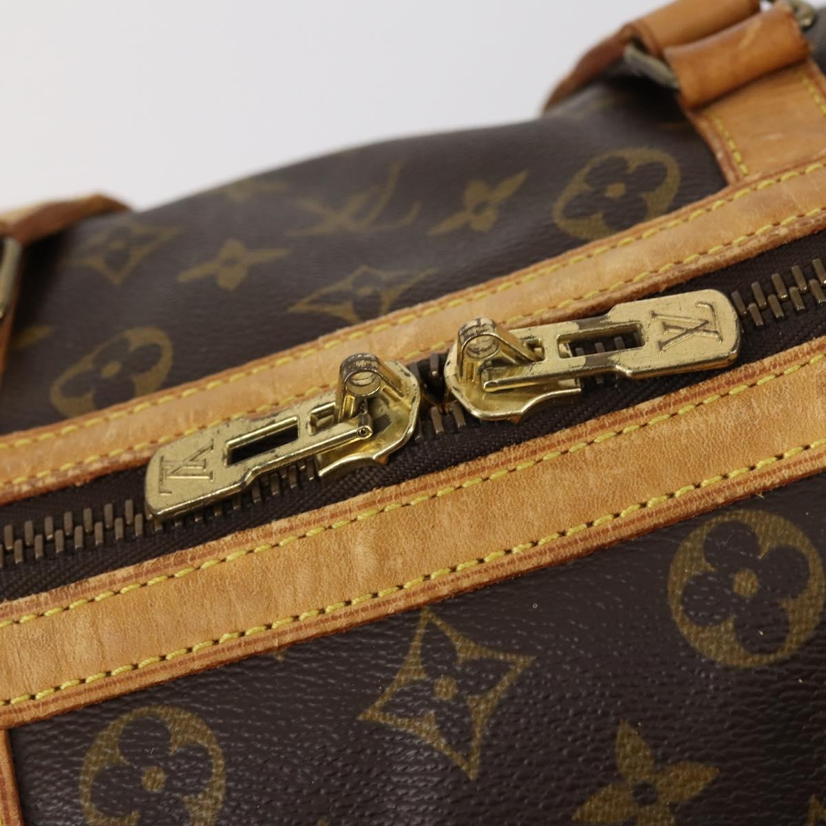 LOUIS VUITTON Monogram Sac Souple 35 Boston Bag M41626 LV Auth 154152