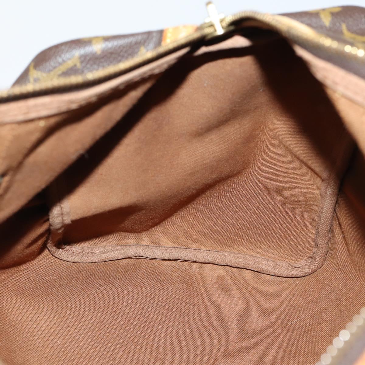 LOUIS VUITTON Monogram Sac Souple 35 Boston Bag M41626 LV Auth 154152