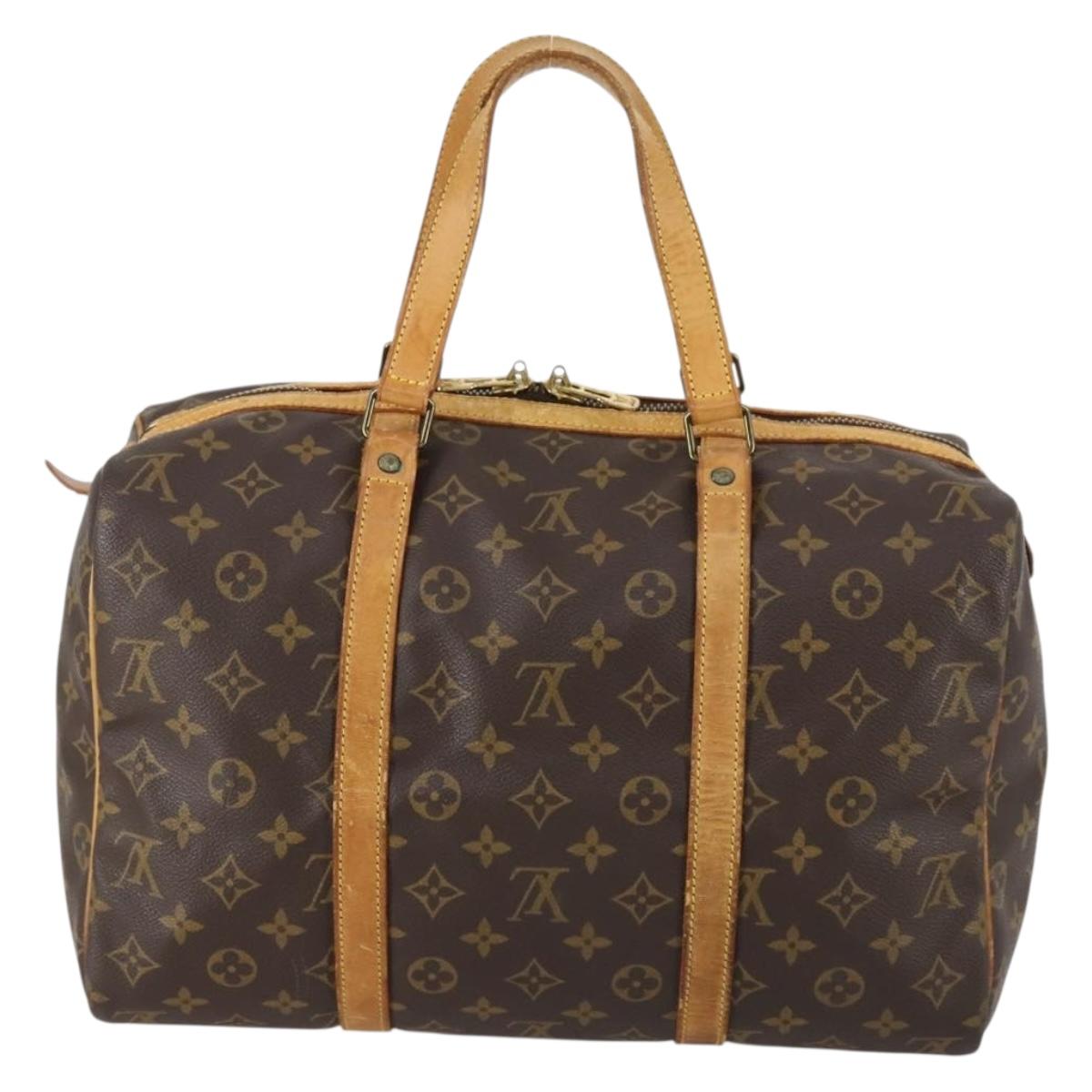 LOUIS VUITTON Monogram Sac Souple 35 Boston Bag M41626 LV Auth 154152
