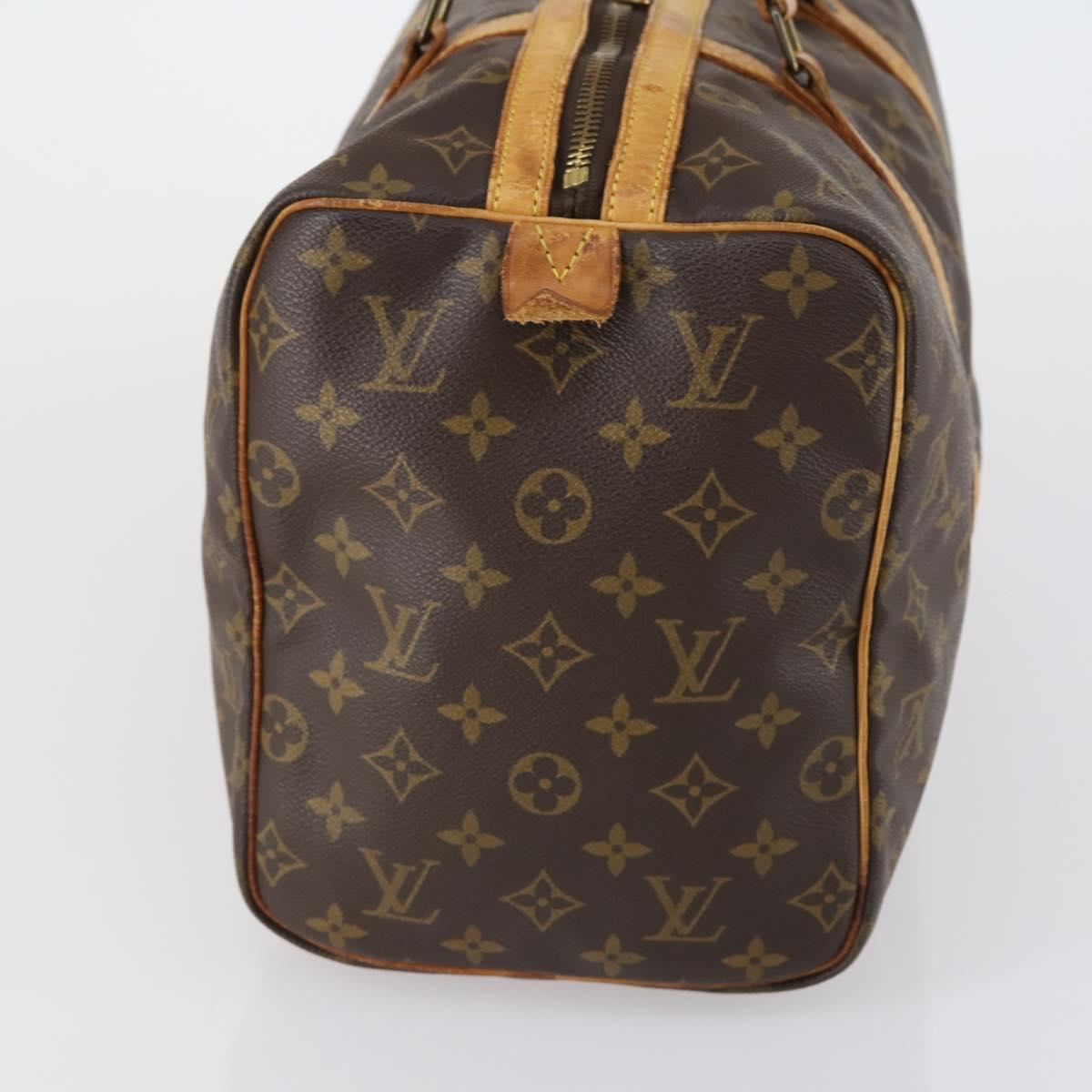 LOUIS VUITTON Monogram Sac Souple 35 Boston Bag M41626 LV Auth 154152