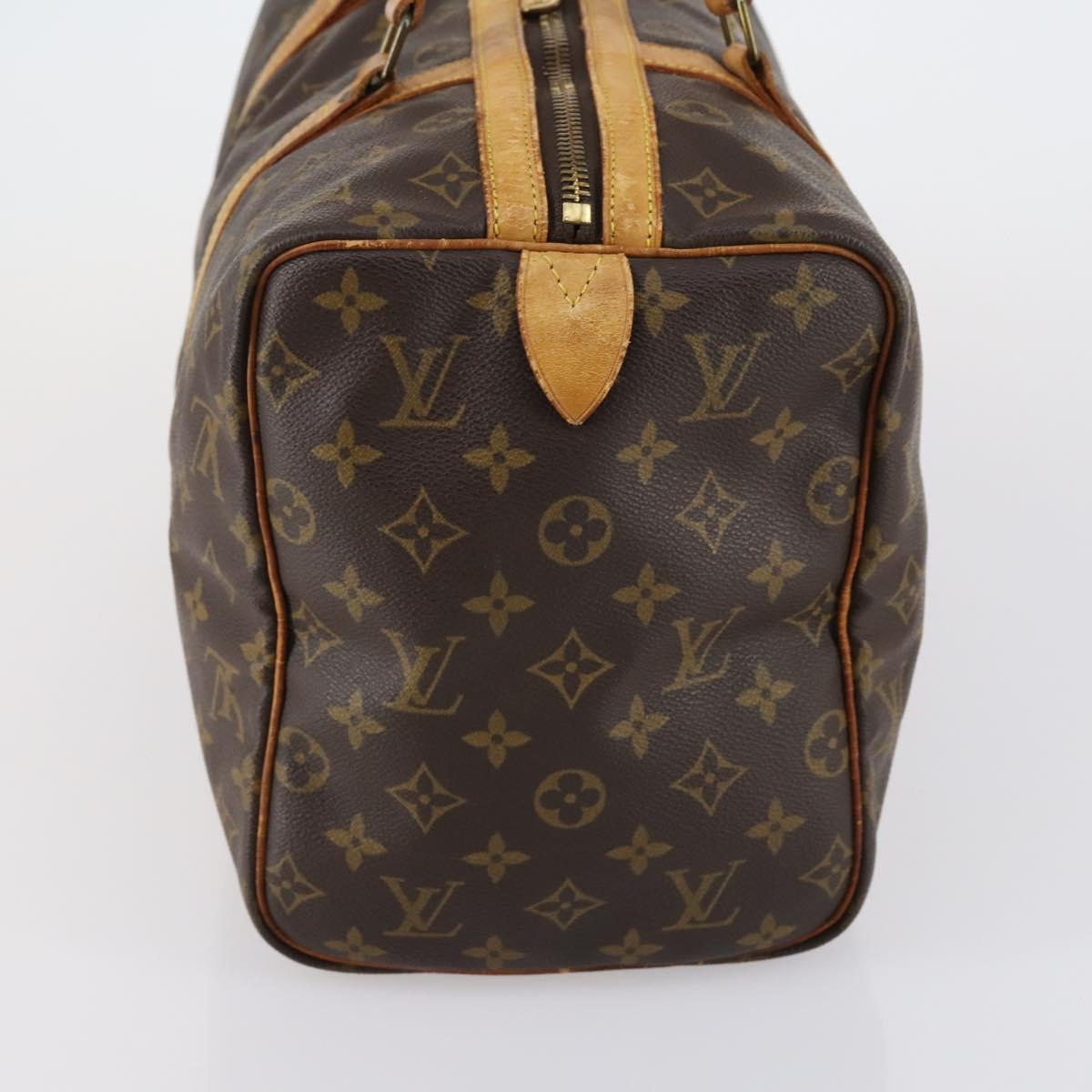 LOUIS VUITTON Monogram Sac Souple 35 Boston Bag M41626 LV Auth 154152