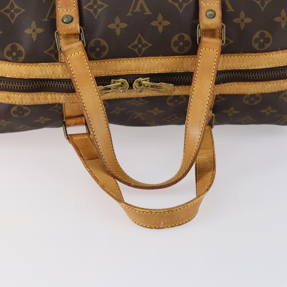 LOUIS VUITTON Monogram Sac Souple 35 Boston Bag M41626 LV Auth 154152