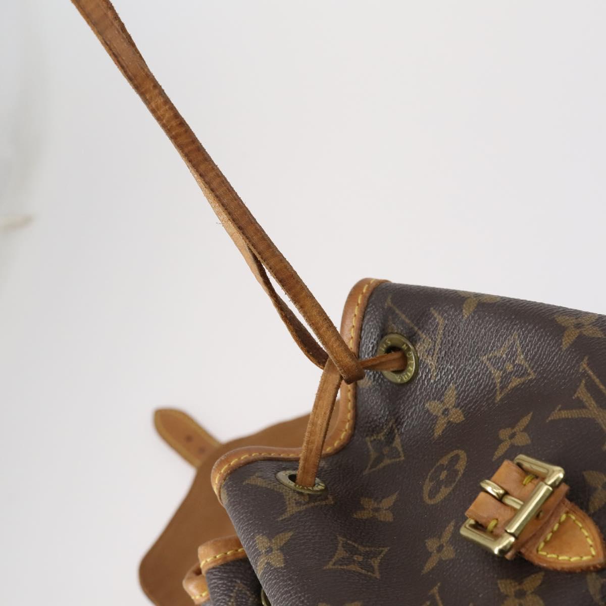 LOUIS VUITTON Monogram Montsouris MM Backpack M51136 LV Auth 154153