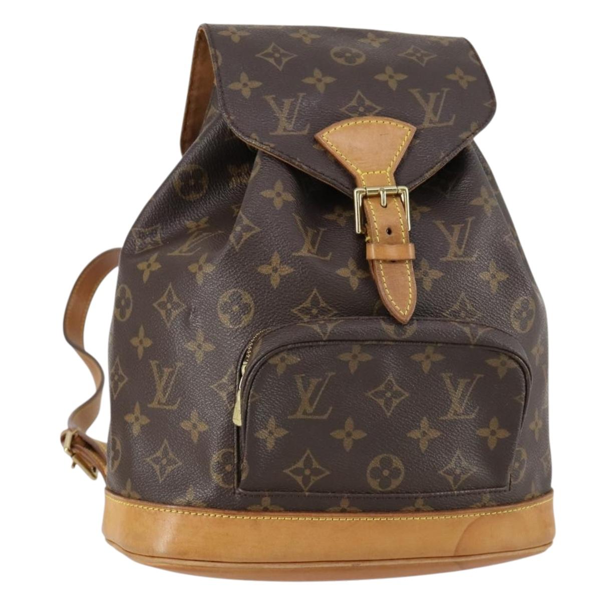 LOUIS VUITTON Monogram Montsouris MM Backpack M51136 LV Auth 154153